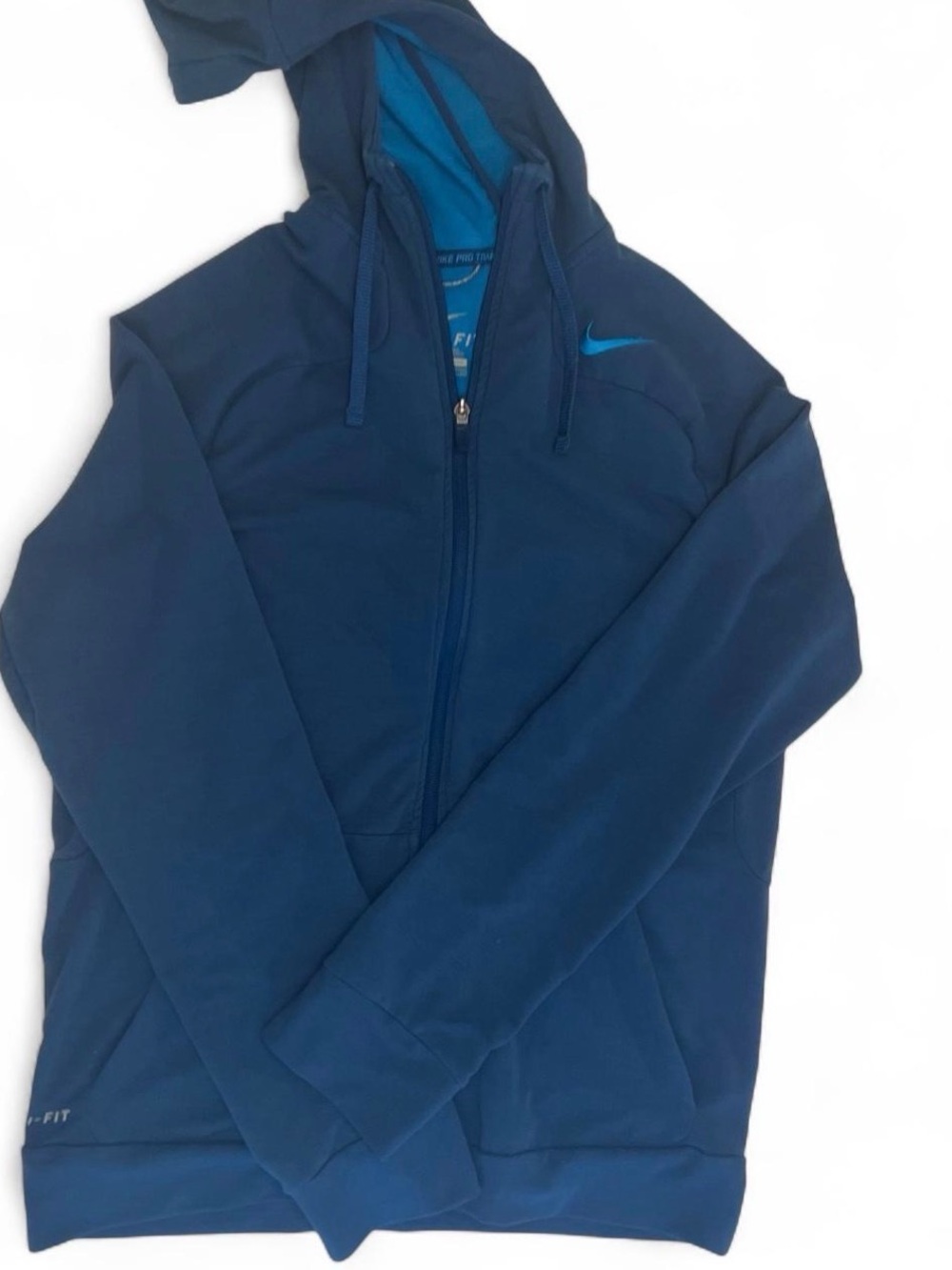 Nike Navy Blue Full-Zip Hooded Jacket